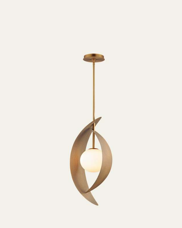 Mat Sanders Design from Studio M Chips 1-Light Pendant - Brass